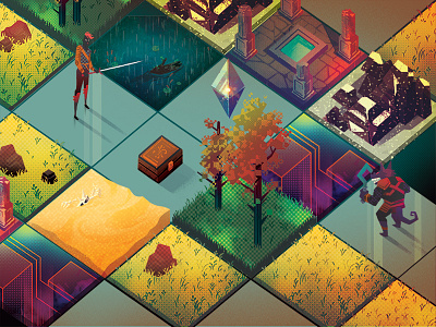 Procedural Generation art gaming illustration video games