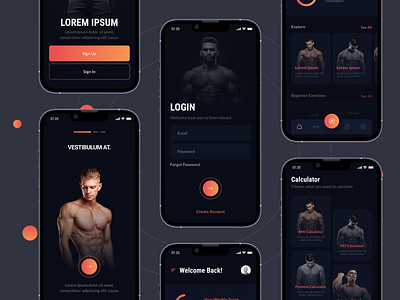 Fitness App UI Design