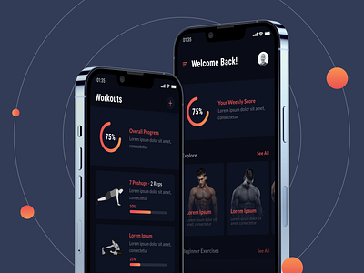 Fitness App UI Design