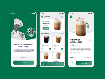 Starbucks App Redesign