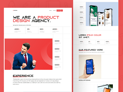 Design Agency Website Challenge android design app design app redesign figma ios design muhammad wajahat redesign ui ui design ui ux design user interface ux design