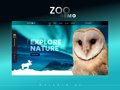 Zoo demo design branding design graphic design typography ui ux vector