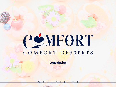 Comfort desserts - Logo design branding design graphic design logo typography vector