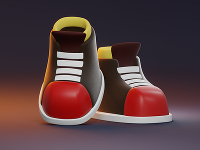 3D Sneakers 3d design sneakers