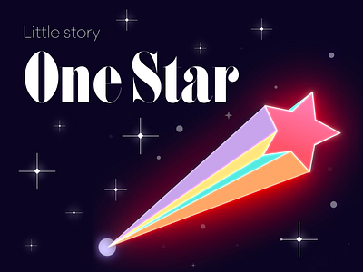 One Star illustration motion design