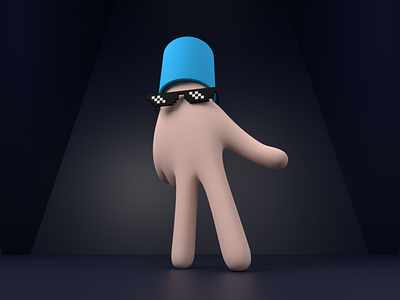 Big Boss Hand 3d blender hand