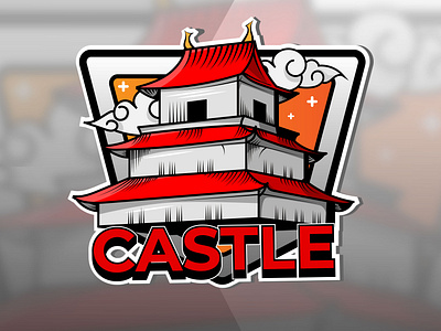 Castle Emblem and Logo Design