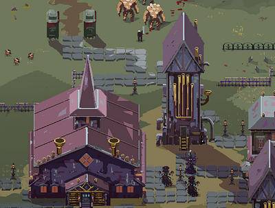 outskirts environment design pixel art