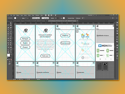 AR | portfolio 2017 | wireframes | 02 content strategy information architecture information design ui design ux design