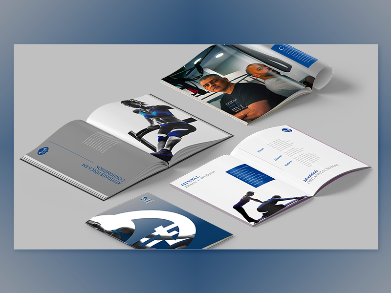 Companhia FitWell | Corporate Folder | 02 visual identity publishing content strategy