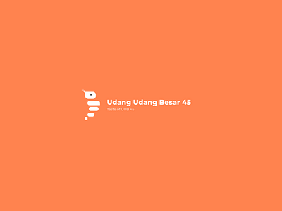 UUB 45 banner design branding design food food and beverage logo shrimp vector