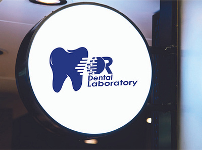 Logo Design - DR Dental Laboratory banner banner design branding dental care dental logo design healthcare logo vector
