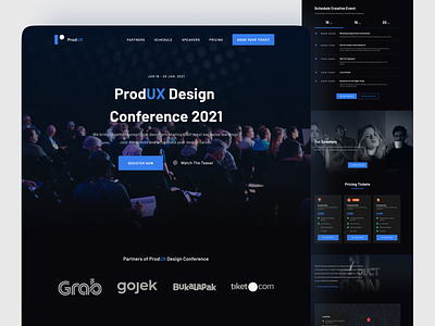 ProdUX - Conference Landing Page