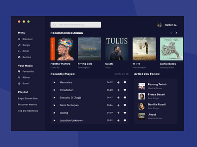 Daily UI #009 - Music Player