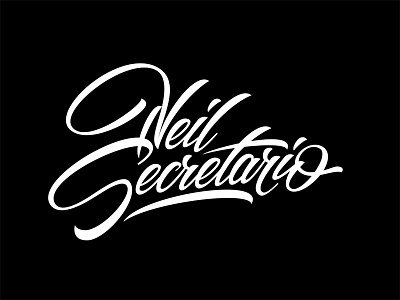 Neilsecretario branding brush calligraphy identity lettering logo marker pen sketch type typography