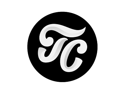 TC Logotype Concept branding brushpen custom handlettering identity illustrator lettering logo logotype vector