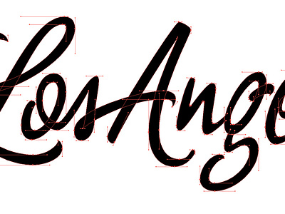 Los Angeles Script  Lettering, Angel, Typography design