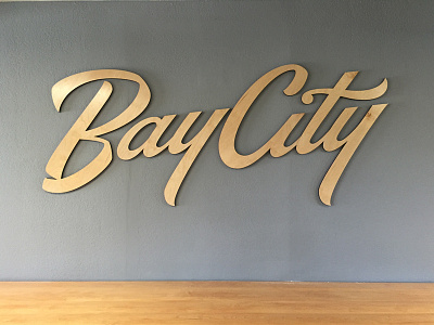 Bay City Sign branding design logo logotype sign