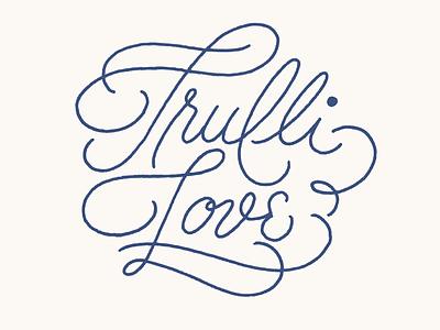 Trulli Love logotype sketch 1