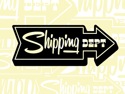 Lost Type Shipping Dept Stamp 2 font illustration lettering retro script type typeface