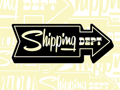 Lost Type Shipping Dept Stamp 2