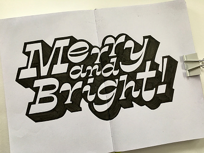 Merry and Bright Sketchbook