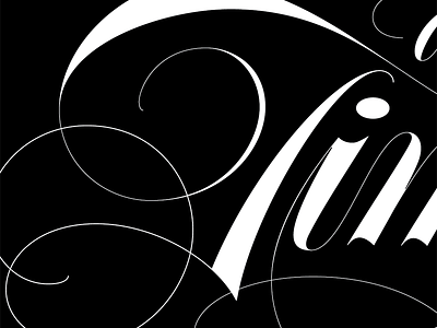 Hairline script drawing illustration lettering sketch type typography