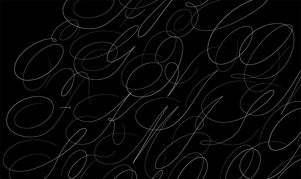 Dribbble Cursive Alphabet Detail 2png By Neil Secretario 4318