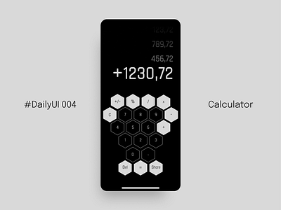 🧮 Calculator - #DailyUI 004 challenge dailyui design design system graphic design honeycomb junior portfolio ui uidesign