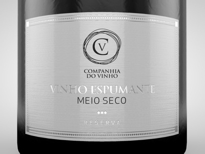 Companhia do Vinho bebida champagne drink packaging rotulo vinho wine