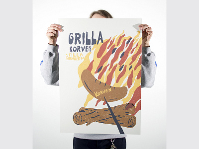 Grilla Korven Poster art artwork colour design illustration illustration art illustrator poster poster art print