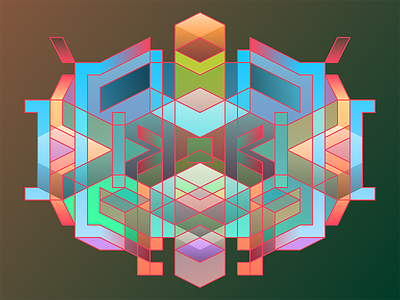 Inversion 3.b abstract art geometry