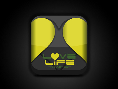 iOS App icon app fitness gym heart icon ios life love sport trainer