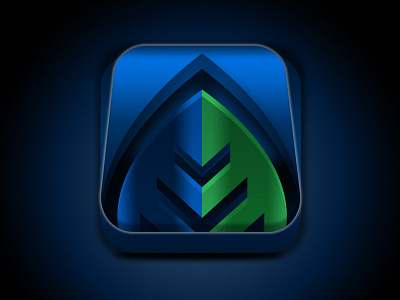 iOS App icon app development green housing icon ios leaf properties property