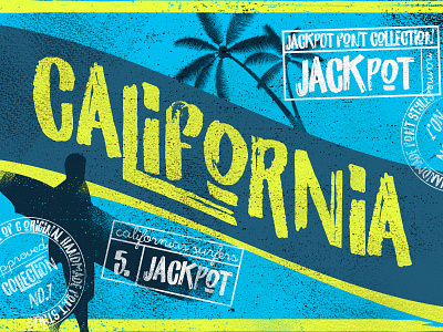 California Jackpot - Font brush font brush fonts design font fonts illustration sans serif typography