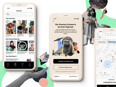 Ballon Animals 🎈 app collageart design icon illustration illustrator mobile procreate sketch ui ux