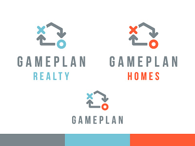 Gameplan Logo homes logo realty