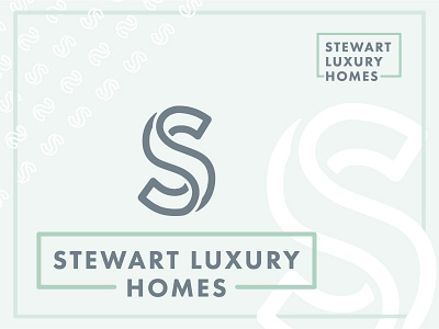 Stewart Luxury Homes Logo branding homes logo real estate realty
