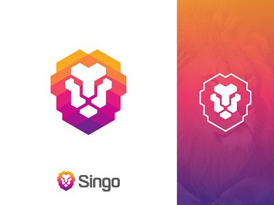 Lion Logo Design colorful design icon illustration lion lion head lion logo logo vector
