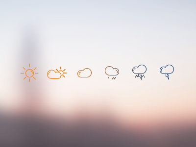 Weather Icon design icon weather