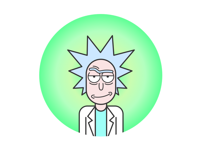 Rick & Morty illustration by Quentin Lemoine on Dribbble