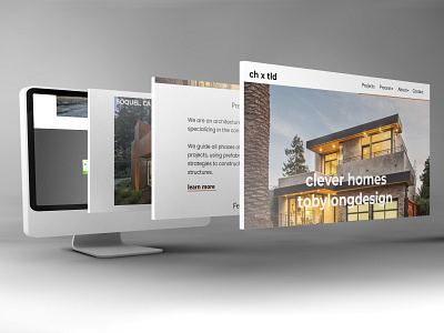 cleverhomes architecture architecture website clever homes kit homes prefab homes ui web design webdesign website concept
