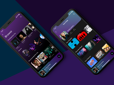 Muse - A music streaming app concept app music music player stream typography ui ux