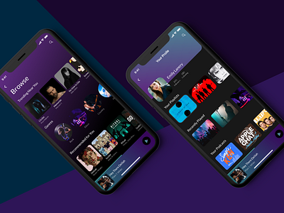 Muse - A music streaming app concept