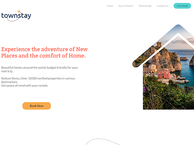 Landing Page for a B&B concept