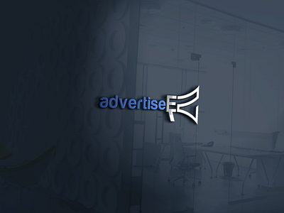 Advertise EZ logo advertisement monogram logo