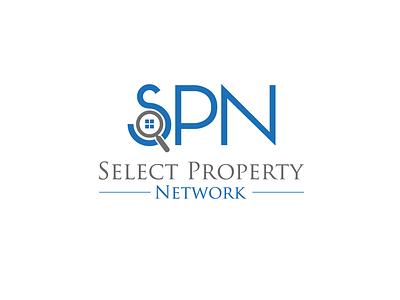 Slect Property Network magnifying glass network private equity property real estate logo