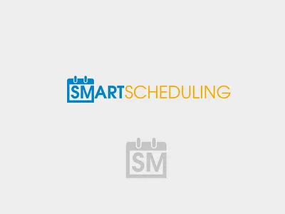 Smart Scheduling Logo calendar logo design schedule to do