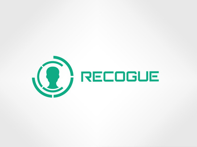 Recogue Logo face logo face recognition recognition