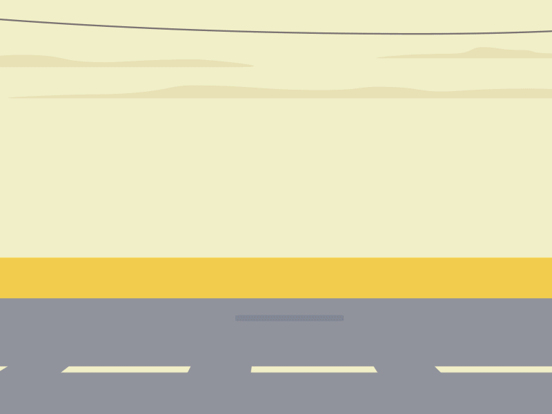Car Transform 2d animation animation principles flat gif illustration loop motion road transform vector